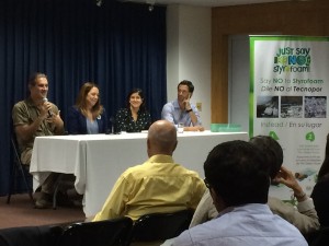 Panel discussion on A Plastic Ocean at the US Embassy in Peru