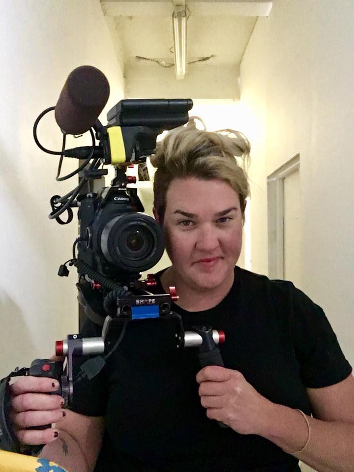 Sara Newton and her trust camera.