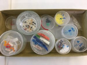 Plastic samples at FCT Nova