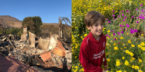 Malibu home burned in wildfires and flowers two years later