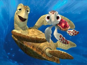 Squirt and Crush from Finding Nemo