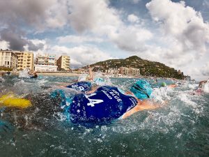 EpicBlue swim-run race in Finale Ligure, Italy