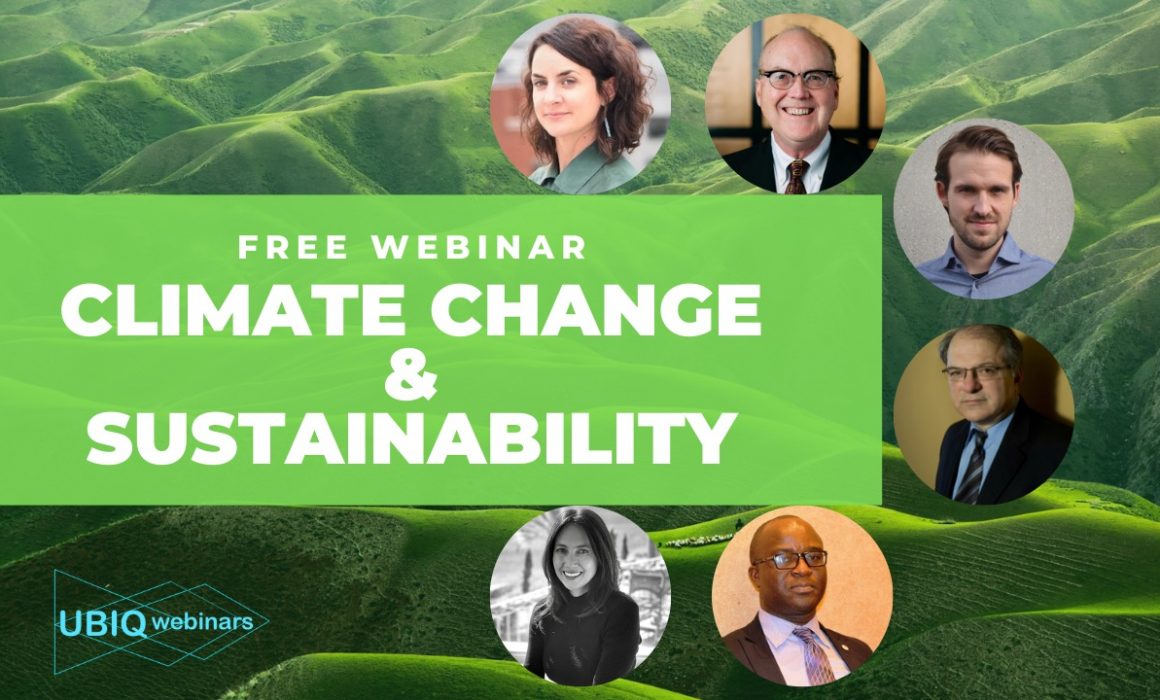 Climate Change and Sustainability Webinar