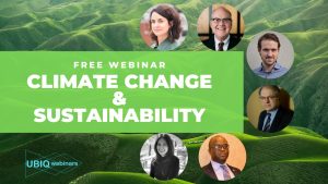 Climate Change and Sustainability Webinar