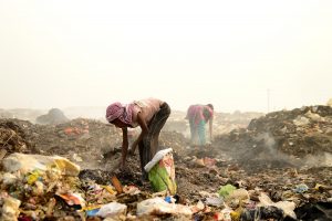 female waste pickers
