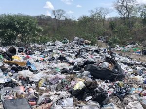 Garbage in Mexico's Yucatan Peninsula