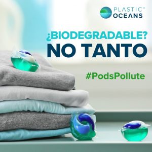 Detergent pods pollute